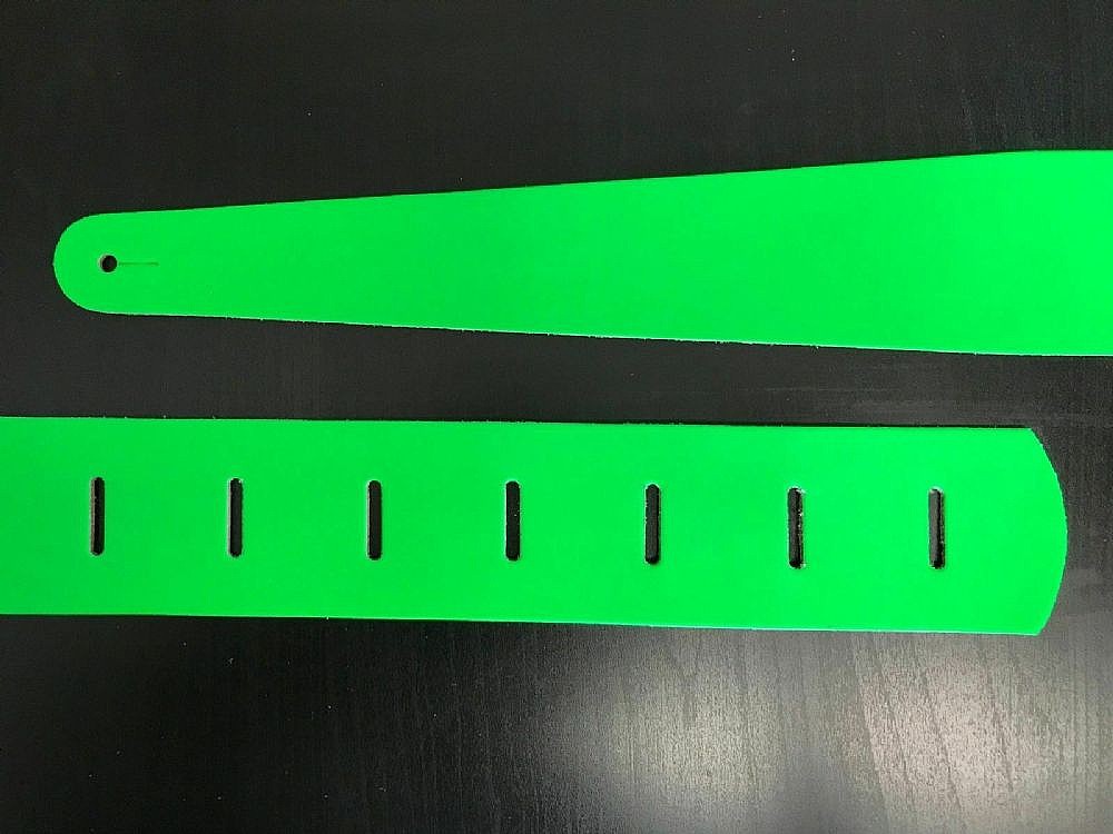 Guitar Strap - Fluorescent Green (1.2)